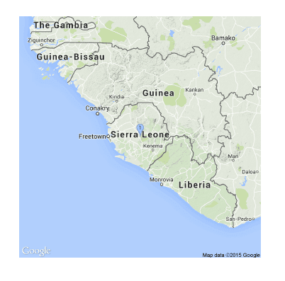 Map of the Mano River region served by Mano Procurement